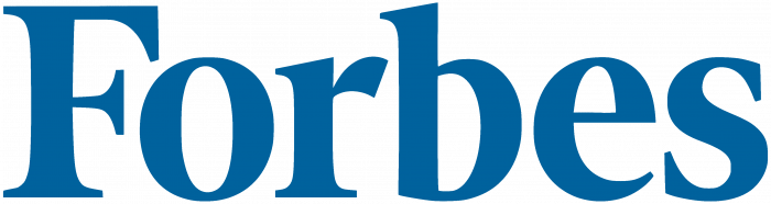 The blue forbes logo