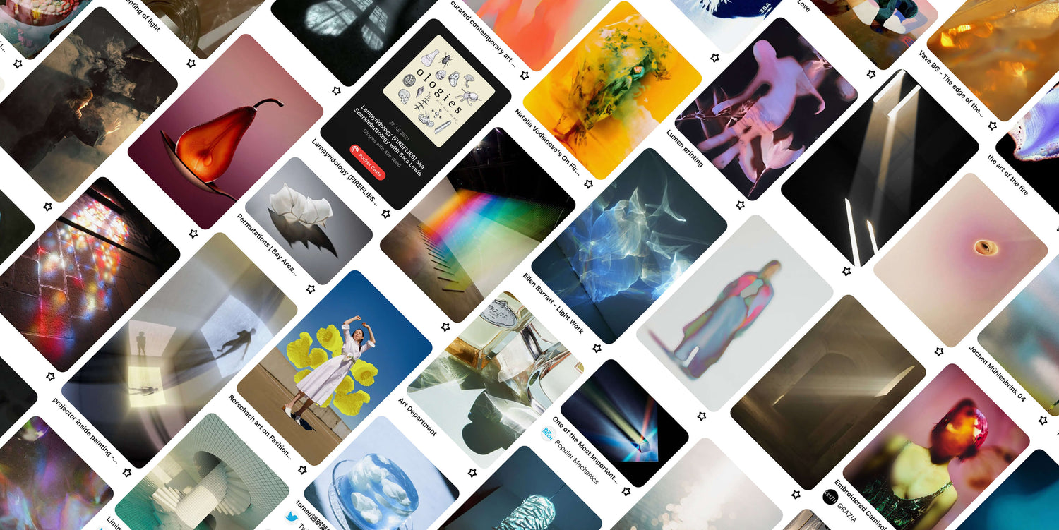 A sneak peek of the collaborative Pinterest board created with Jill Kerswill.
