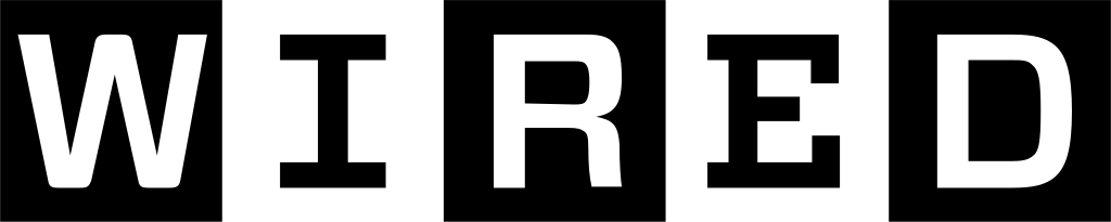 black and white wired logo